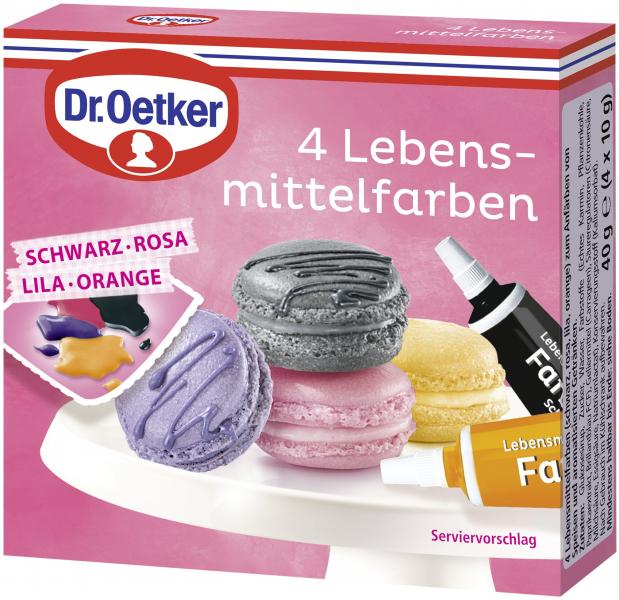 Dr. Oetker 4 Lebensmittel-Farben
