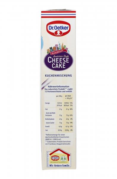 Dr. Oetker Cheesecake American Style Blueberry