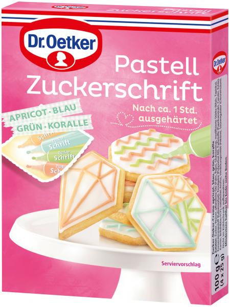 Dr. Oetker Pastell Zuckerschrift