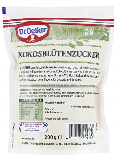 Dr. Oetker Natürlich Kokosblütenzucker