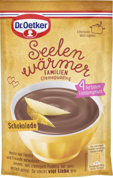Dr. Oetker Seelenwärmer Familien Cremepudding Schokolade