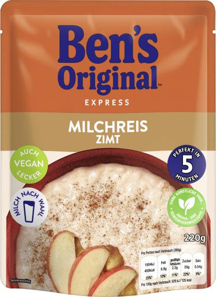 Ben's Original Express Milchreis Zimt