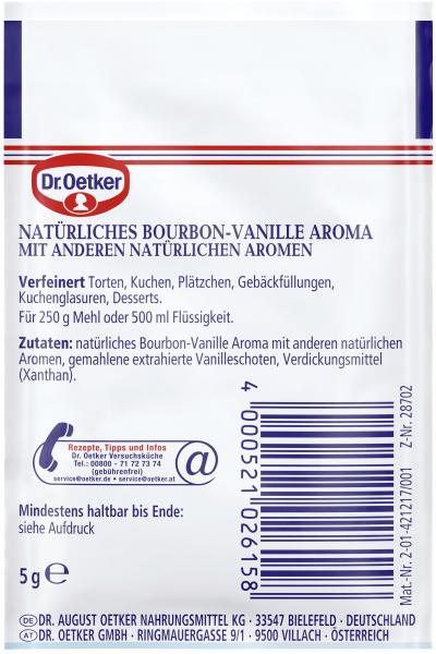 Dr. Oetker Finesse Natürliches Bourbon-Vanille Aroma