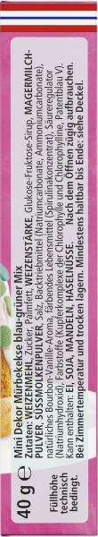 Dr. Oetker Mini Dekor Cookies Konfetti Blau-Grüner Mix