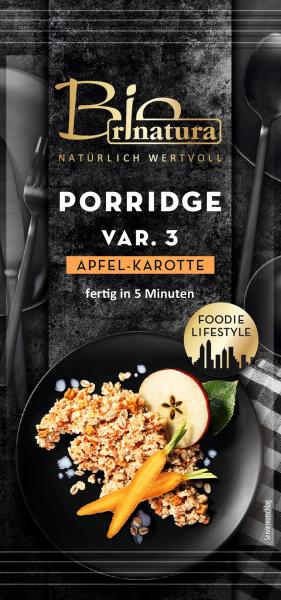 Rinatura Bio Foodie Lifestyle Porridge Var.3 Apfel-Karotte
