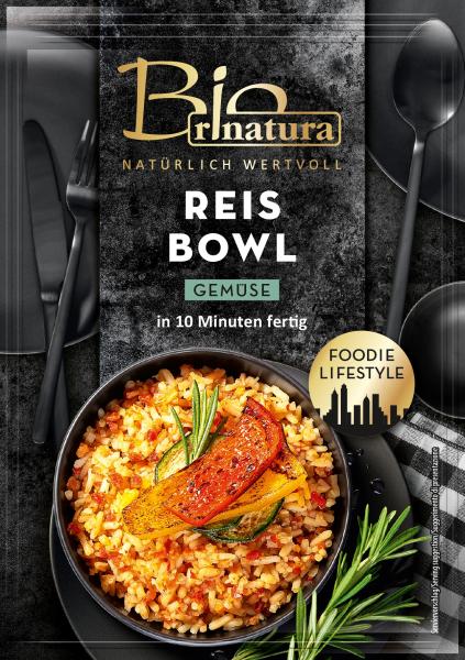 Rinatura Bio Foodie Lifestyle Reis Bowl Gemüse
