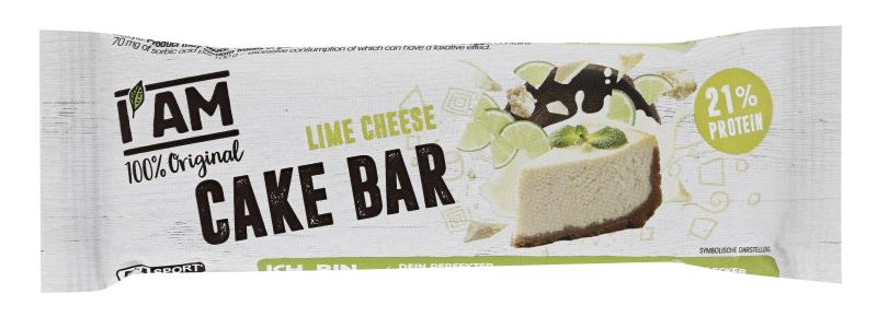 I am Sport Cake Bar Lime Cheese 21% Protein