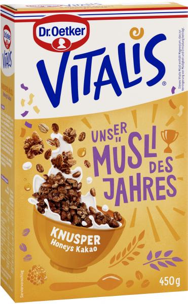 Dr. Oetker Vitalis Unser Müsli des Jahres Knusper Honeys Kakao