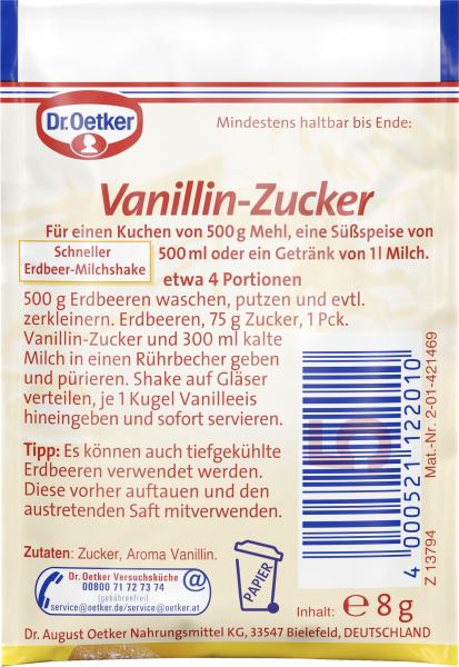 Dr. Oetker Vanillin-Zucker