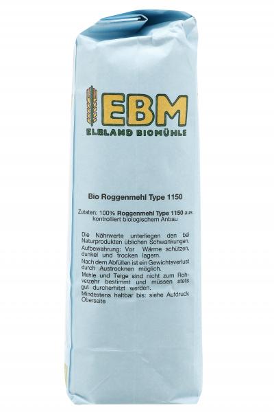 EBM Elbland Biomühle Roggenmehl Type 1150