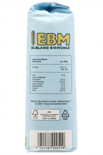 EBM Elbland Biomühle Roggenmehl Type 1150