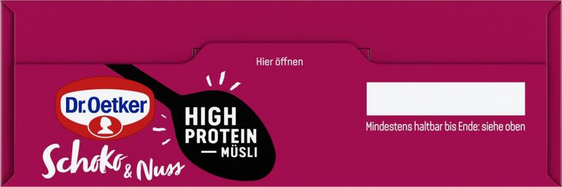 Dr. Oetker High Protein Müsli Schoko & Nuss