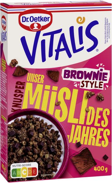 Dr. Oetker Vitalis Unser Müsli des Jahres Knusper Brownie Style