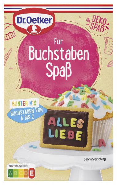 Dr. Oetker Für Buchstaben Spaß Bunter Mix