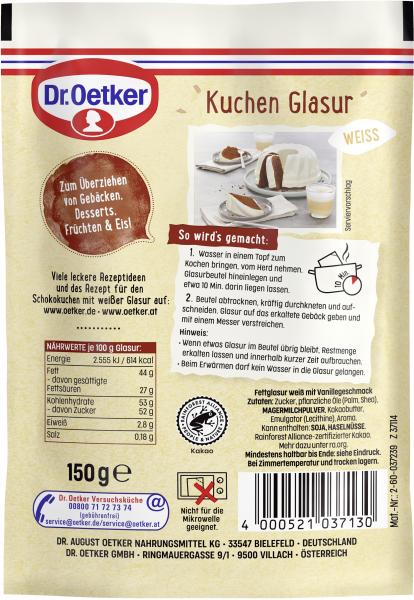 Dr. Oetker Kuchenglasur weiß