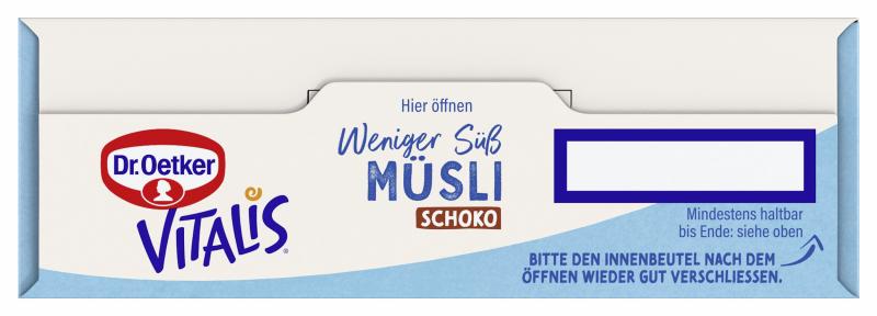 Dr. Oetker Vitalis Weniger Süß Schoko