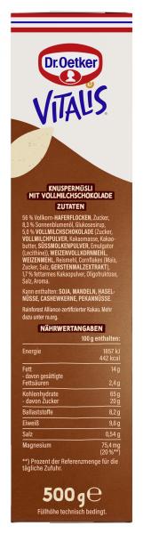 Dr. Oetker Vitalis Knusper Müsli Schoko