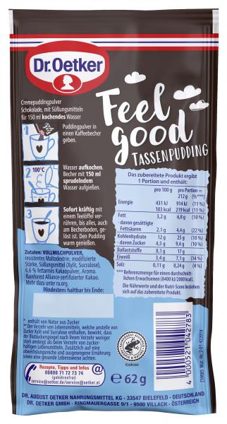 Dr. Oetker Feel Good Tassenpudding Schoko