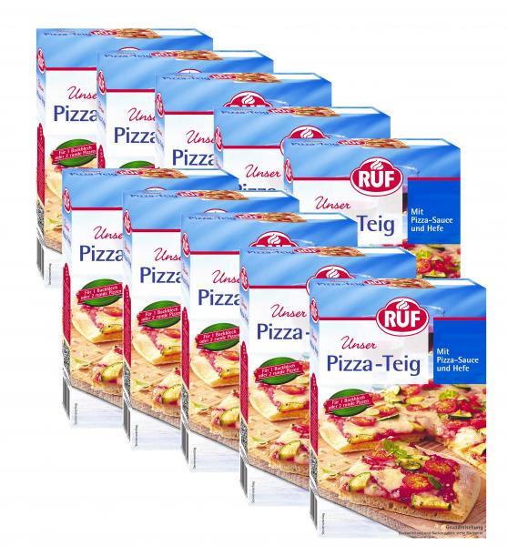 Ruf Pizza-Teig mit Sauce