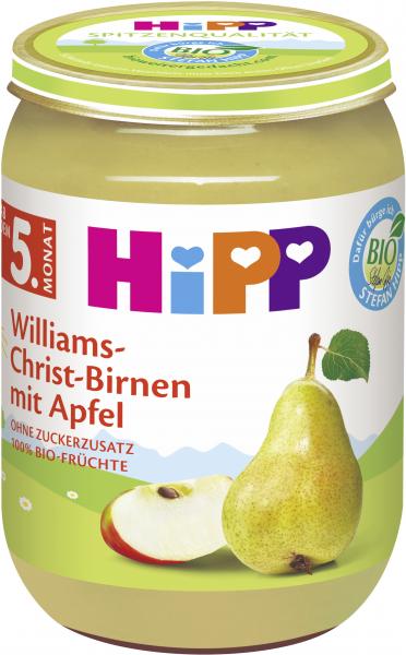 Hipp Williams-Christ-Birnen mit Apfel
