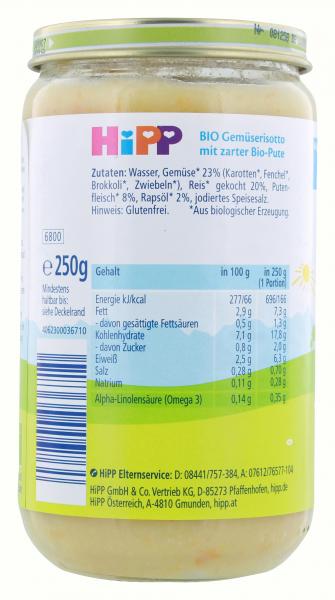 Hipp Gemüserisotto mit zarter Bio-Pute