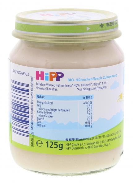 Hipp Bio Hühnchenfleisch
