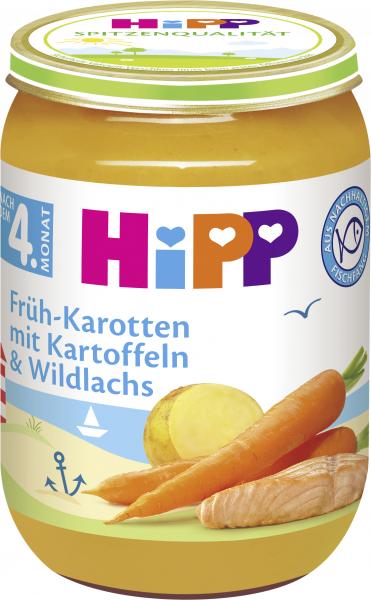 Hipp Früh-Karotten mit Kartoffeln & Wildlachs 