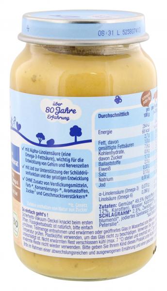Alete Rahmkartoffeln mit Blumenkohl und Kalb