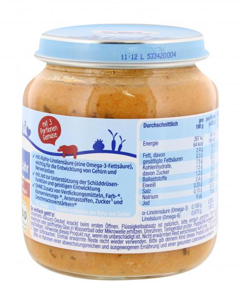 Alete Buntes Kartoffel-Gemüse mit Hühnchen 