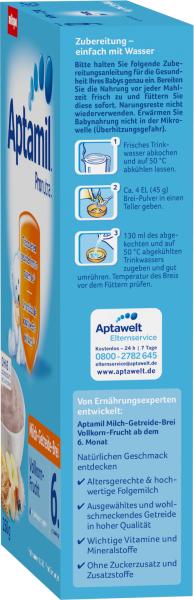 Milupa Aptamil Pronutra Milch-Getreide-Brei Vollkornfrucht