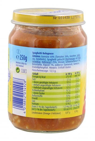 Bebivita Kinderküche Spaghetti Bolognese