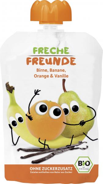 Freche Freunde Quetschie Birne-Banane-Orange-Vanille