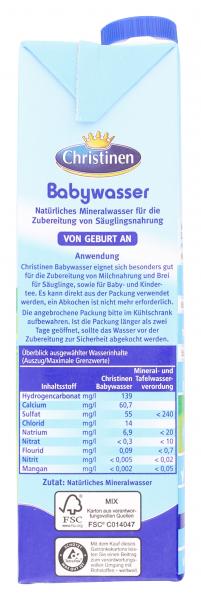Christinen Babywasser