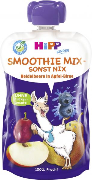 Hipp Smoothie-Mix Quetschbeutel Heidelbeere in Apfel-Birne
