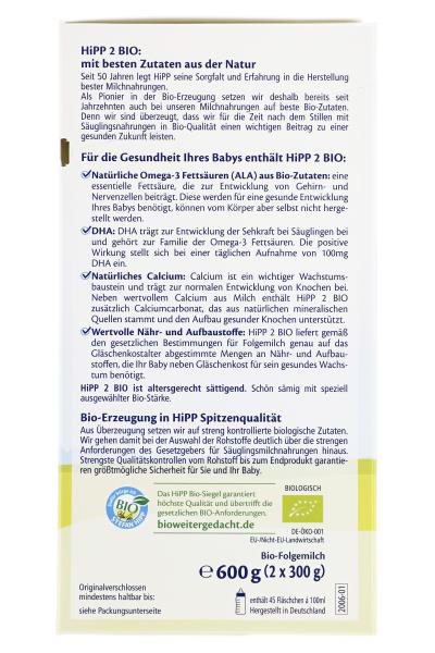 Hipp Bio 2 Folgemilch 