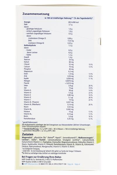 Hipp Bio 2 Folgemilch 