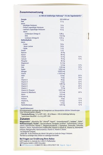 Hipp 3 Bio Folgemilch