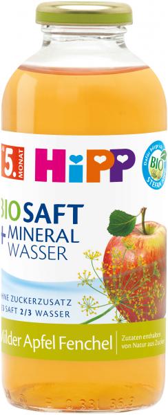 Hipp Bio Saft + Mineralwasser Milder Apfel Fenchel
