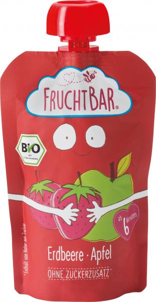 FruchtBar Bio Fruchtpüree Erdbeere-Apfel