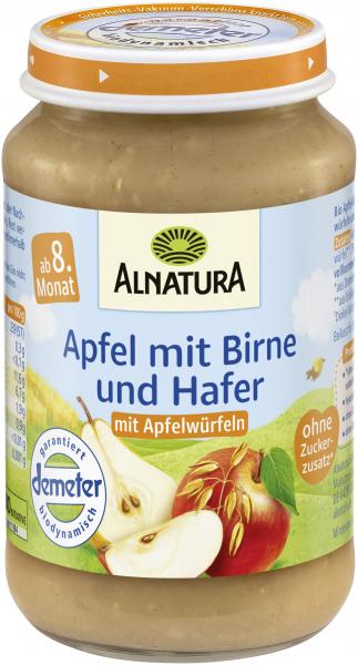 Alnatura Apfel mit Birne und Hafer