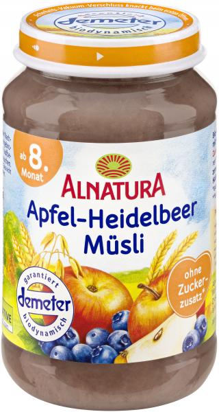 Alnatura Apfel-Heidelbeer-Müsli