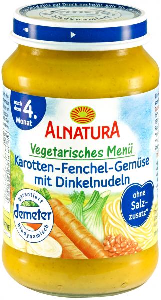Alnatura Karotten-Fenchel-Gemüse mit Dinkelnudel