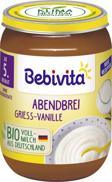 Bebivita Abendbrei Griess-Vanille