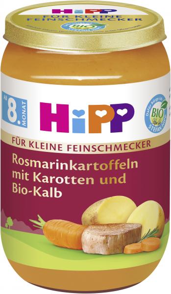 Hipp Rosmarinkartoffeln mit Karotten und Bio-Kalb