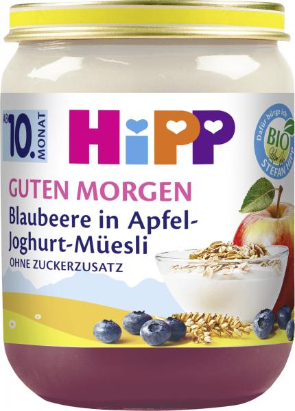 Hipp Guten Morgen Blaubeere in Apfel-Joghurt-Müesli