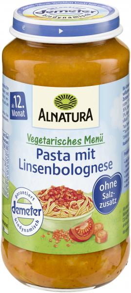 Alnatura Bio Pasta mit Linsenbolognese