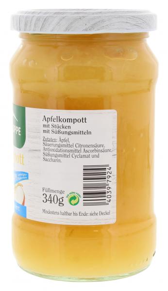Schneekoppe Apfelkompott mit Stücken