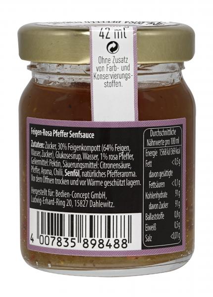 Ruwisch & Zuck Feige-Rosa Pfeffer Senfsauce