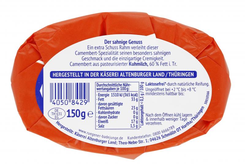 Rügener Badejunge Camembert Der Sahnige