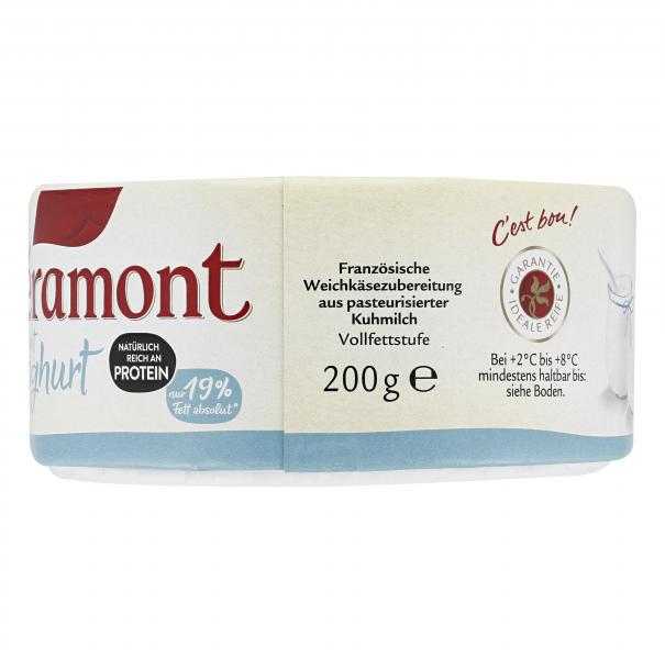 Géramont mit Joghurt
